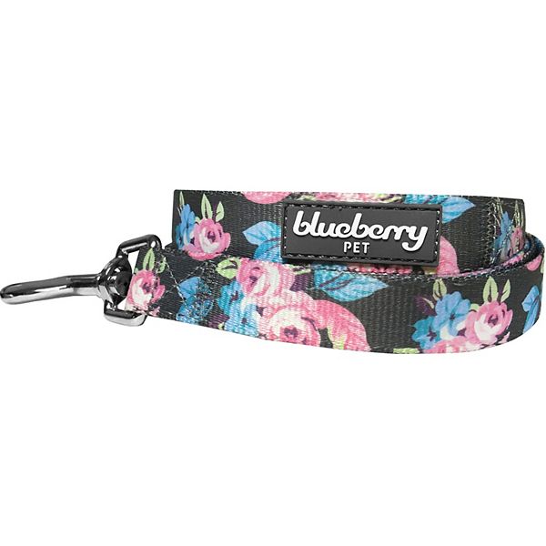 Blueberry Pet Classic Rose Print Dog Leash - Pink