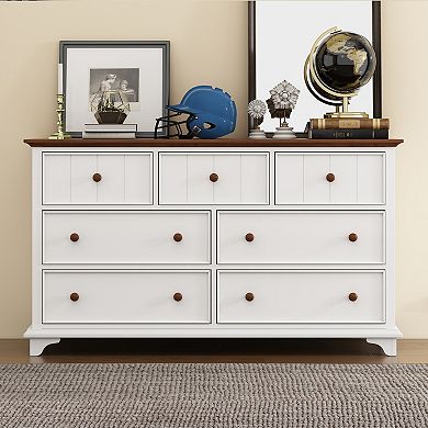 Merax Wooden Captain Seven-Drawer Dresser
