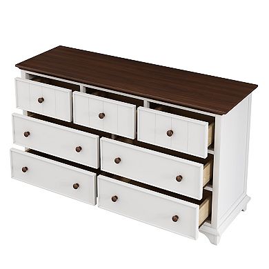 Merax Wooden Captain Seven-Drawer Dresser