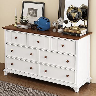 Merax Wooden Captain Seven-Drawer Dresser