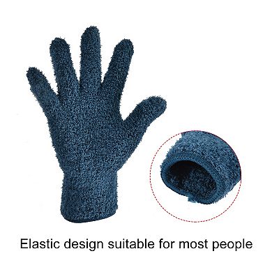 2 Pairs Dusting Cleaning Gloves Microfiber Mittens for Home 2 Colors