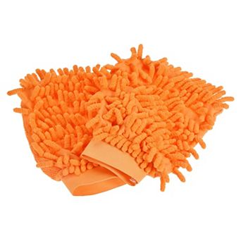 2 pc Microfiber Chenille Mitts Scratch-Free Cleaning Glove for Home