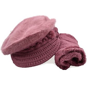 Furry Lined Women's fabulous Hat and Scarf Set