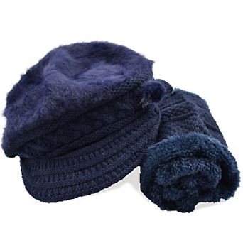 Furry Lined Women's fabulous Hat and Scarf Set