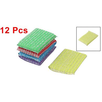 Scouring Pads Bowl Dish Wash Scourer Scrubber Cleaning Pads 12pcs