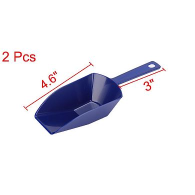 Household Kitchen Plastic Flour Sugar Spice Cereal Rica Ice Shovel Scoop 2 Pcs