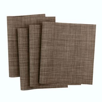 Heat Resistant Non-skid Table Mats Woven Placemats, Set of 4