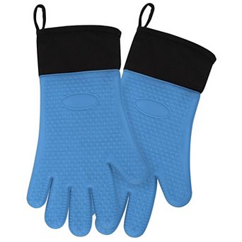 Silicone Oven Mitts Toaster Heatproof Gloves 1 Pair