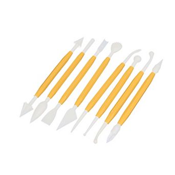 8 in 1 Double-Head Plastic Polymer Clay Sculpting Pottery Modelling Tools Set