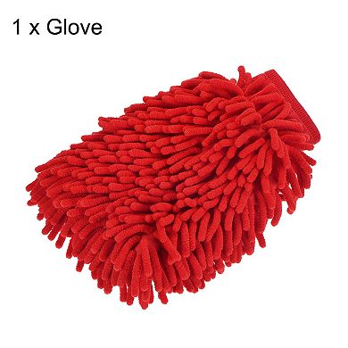 Microfiber Chenille Double-Sided Large Dusting Wash Mitten Cleaning