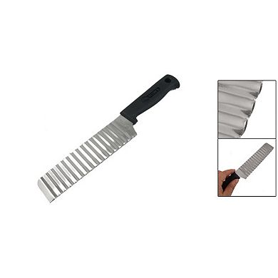 Plastic Handle Stainless Steel Potato Carrot Wavy Crinkle Cutter Slicer Chipper