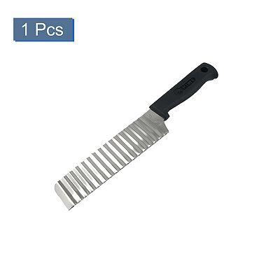 Plastic Handle Stainless Steel Potato Carrot Wavy Crinkle Cutter Slicer Chipper