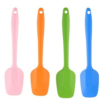 4 pc Silicone Spatula Heat Resistant Flipping Spatula for Kitchen Baking Bulk
