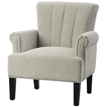 Merax Accent Rivet Tufted Polyester Armchair