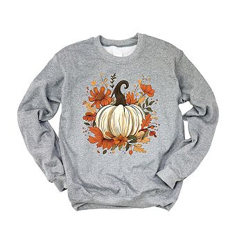 Simply Sage Market Fall Pumpkin Floral Sweatshirt