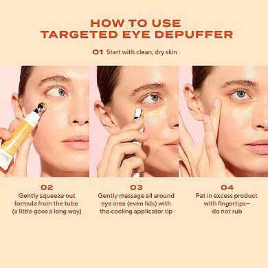 Targeted Eye Depuffer with Amino Acid Peptides