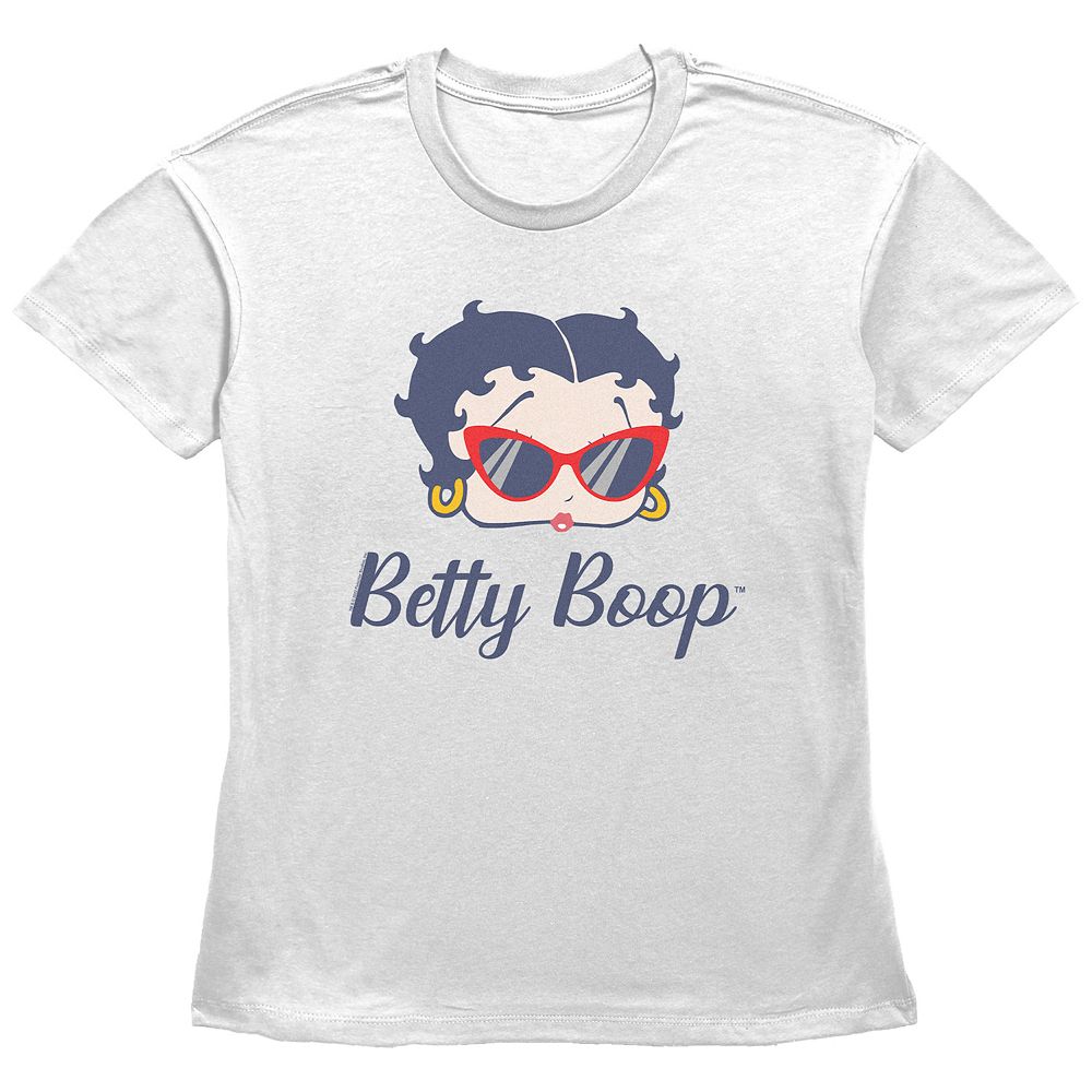 Women's Betty Boop Sunglasses Graphic Tee