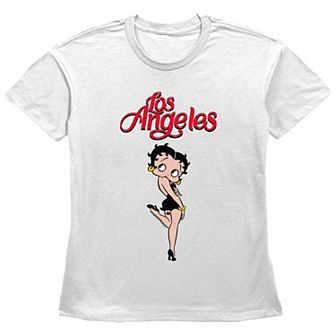 Women's Betty Boop Los Angeles Pose Graphic Tee