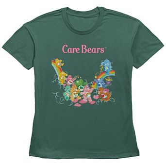 Women's Care Bears Group Shot Rainbow Graphic Tee