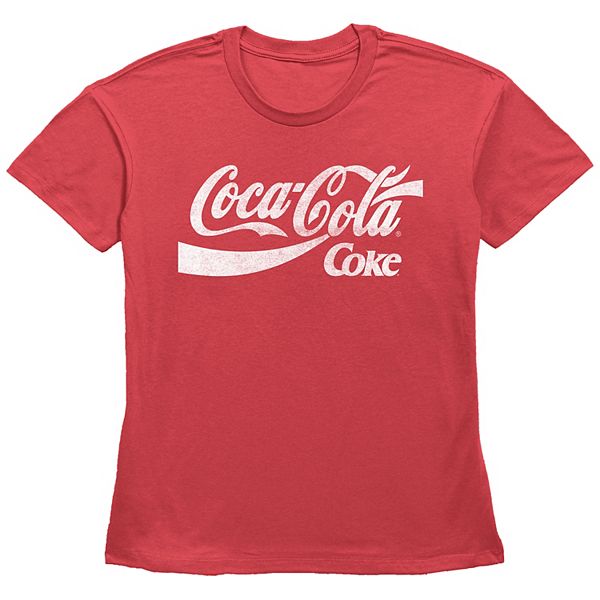 Juniors' Coca-Cola Twin Coke Logos Graphic Tee