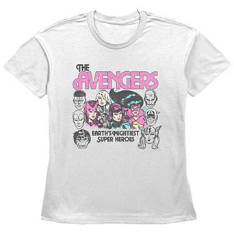 Women's The Avengers Earth's Mightiest Super Heroes Graphic Tee
