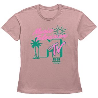 Juniors' MTV 1981 Retro Summer Graphic Tee