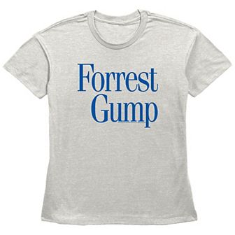 Juniors' Forrest Gump Simple Title Graphic Tee