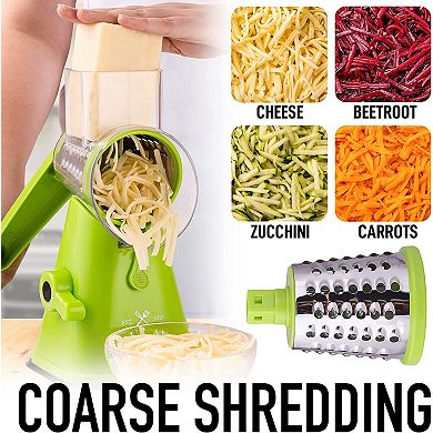 Manual Rotary Cheese Grater with Handle