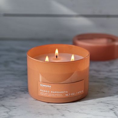Sonoma Goods For Life® 16.7-oz. Mango Margarita 3-Wick Scented Candle
