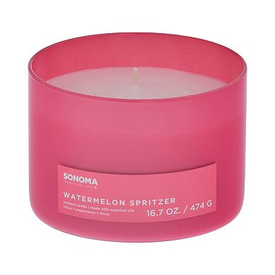 Sonoma Goods For Life® 16.7-oz. Watermelon Spritzer 3-Wick Scented Candle