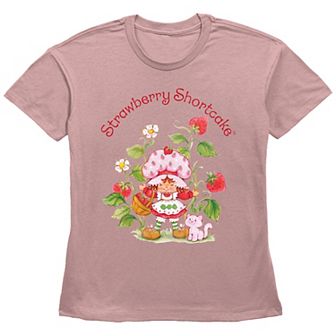 Women's Strawberry Shortcake Custard Garden Graphic Tee