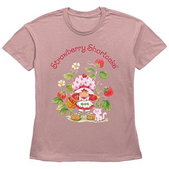 Women's Strawberry Shortcake Custard Garden Graphic Tee