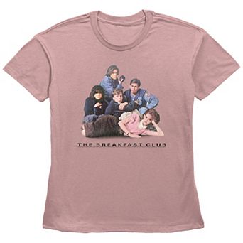 Juniors' The Breakfast Club Group Shot Poster Pose Graphic Tee
