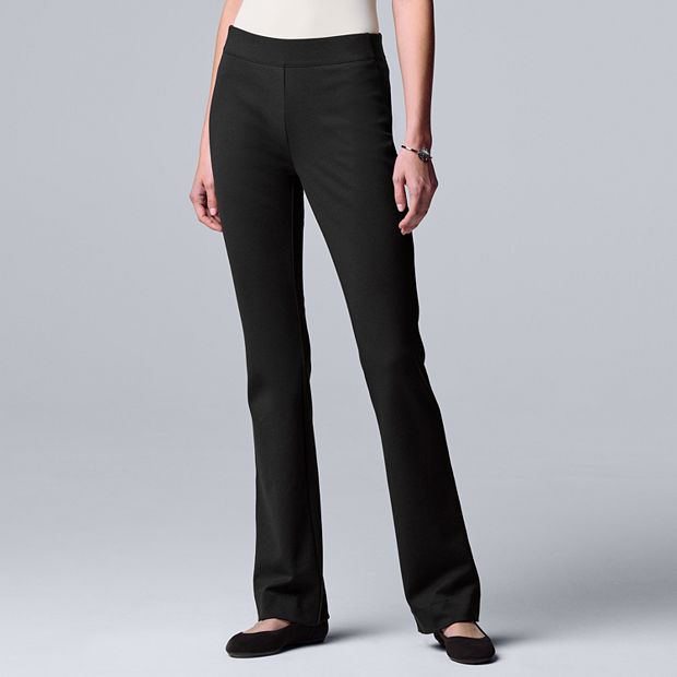 Petite Simply Vera Vera Wang Ponte Skinny Pants