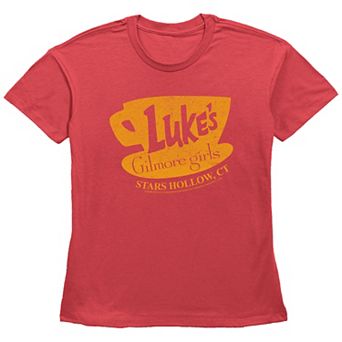 Juniors' Gilmore Girls Luke's Stars Hollow, CT Graphic Tee