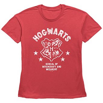 Juniors' Harry Potter Hogwarts School Crest Graphic Tee