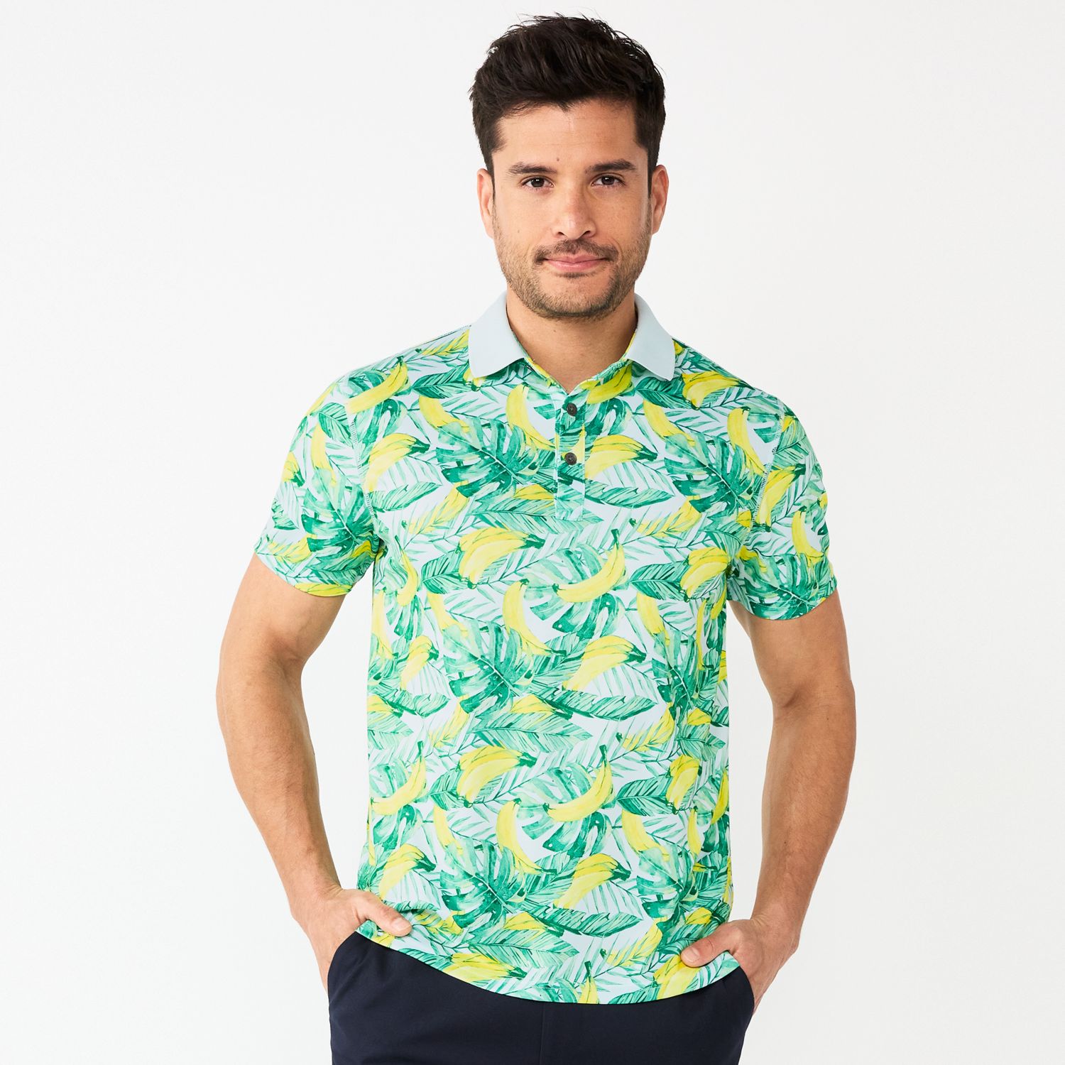 men's apt 9 regular fit performance polo