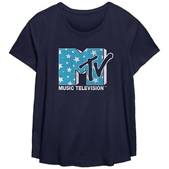 Juniors' Plus Size MTV Stars Logo Graphic Tee