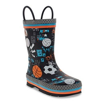 Western Chief Silly Space Boys' Waterproof Rain Boots