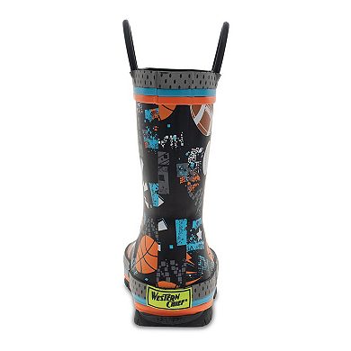 Western Chief Silly Space Boys' Waterproof Rain Boots