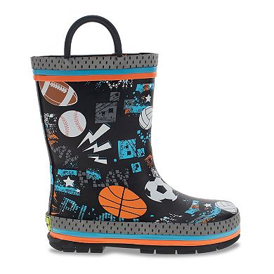 Western Chief Silly Space Boys' Waterproof Rain Boots
