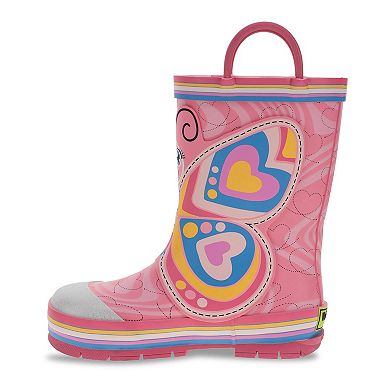 Western Chief Bella Butterfly Girls' Waterproof Rain Boots