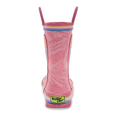 Western Chief Bella Butterfly Girls' Waterproof Rain Boots