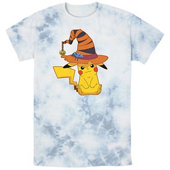 Men's Pokémon Pikachu Witch Costume Hat Bombard Wash Tee
