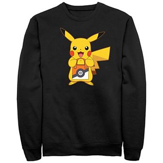 Men's Pokémon Pikachu Treat Pokeball Bag Sweatshirt