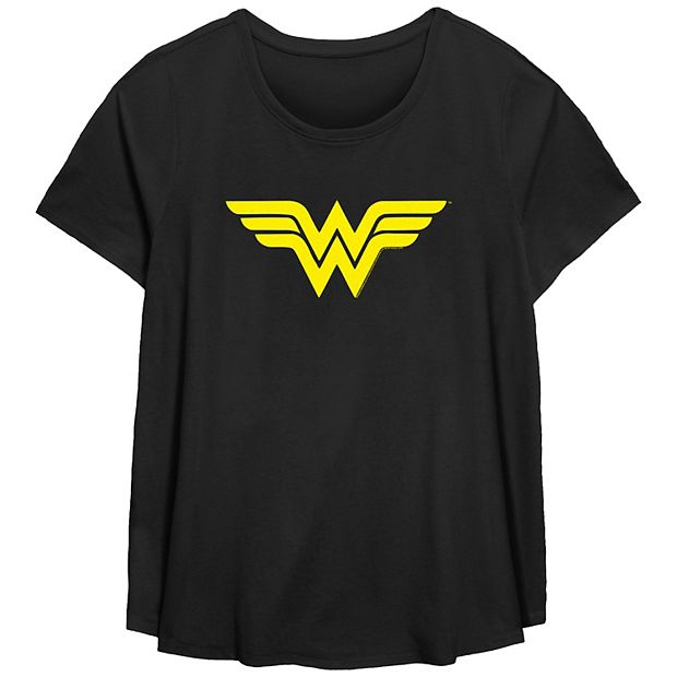 Women's plus size sales wonder woman shirt