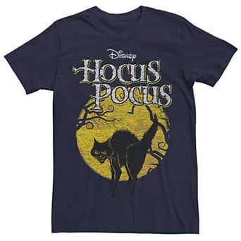 Disney Men's Hocus Pocus Thackery Binx Cat Moon Tee