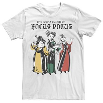 Disney's Hocus Pocus Men's Sanderson Sisters It's Just a Bunch Sketch Tee