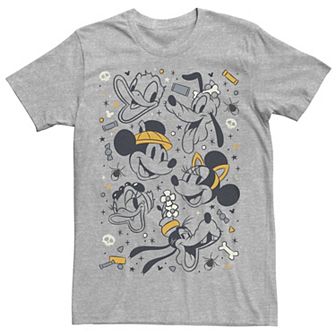 Disney's Mickey Classic Halloween Friends with Treats Men's Tee
