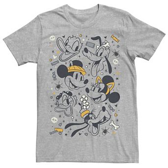 Disney's Mickey Classic Halloween Friends with Treats Men's Tee